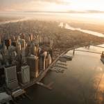 Aerial,View,Of,New,York,City,,Hudson,River,And,East